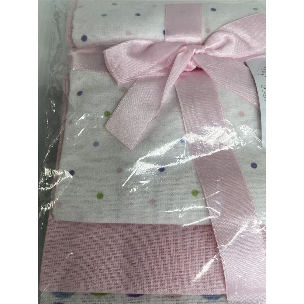 Luvable Friends Baby‎ Receiving Blankets 28x28 Flannel 4-Pack Pink Cotton New
